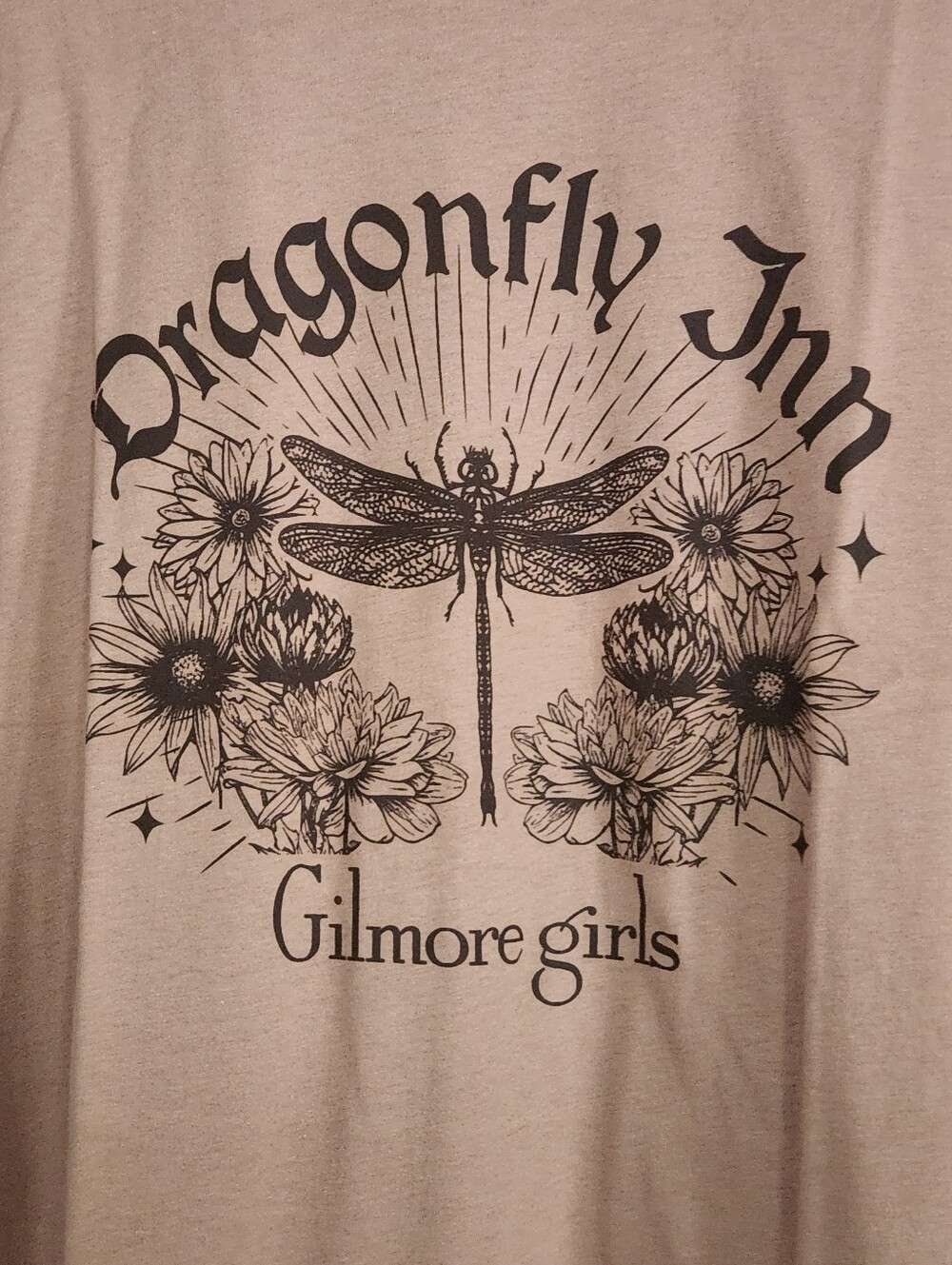 Dragonfly Inn Graphic Tee - Brown Sz Xl. Wt - Picture 3 of 3